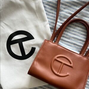 Telfar Mini Bag in Rich Brown